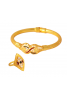 Meena 2pc 18K Gold Plated Bangles with 2 Pc Ring, 2 Pieces Bangles, G0150